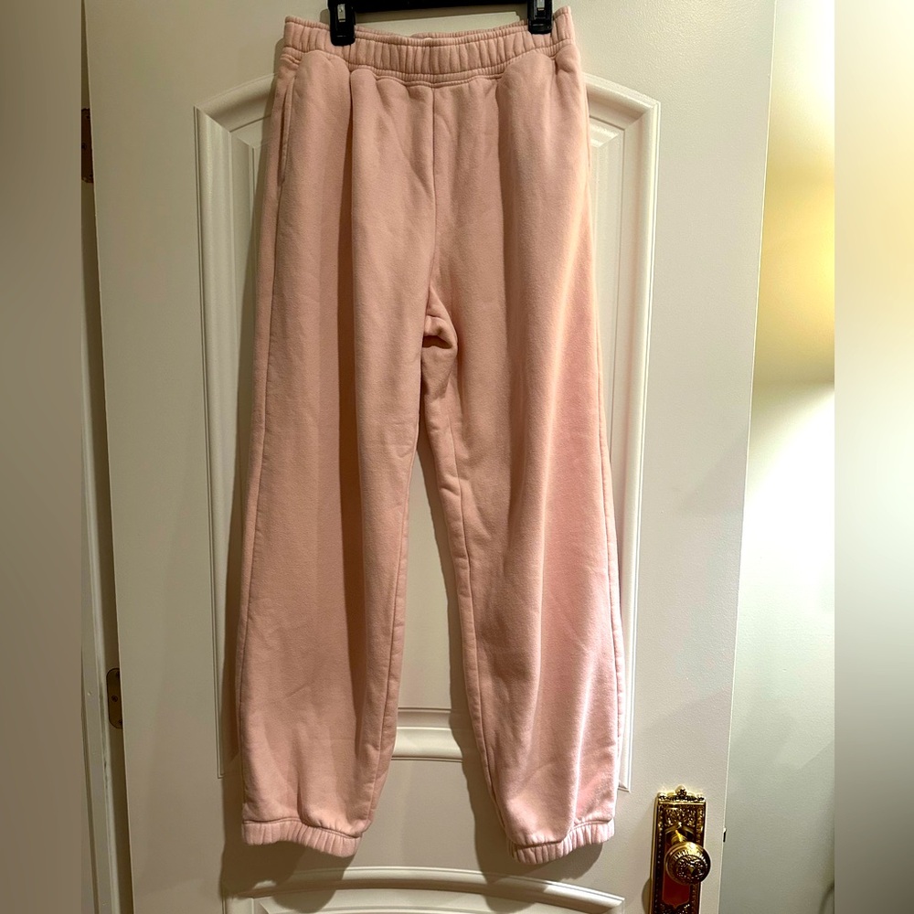 Gap Kids Misty Rose Pink Kids Sweatpants with side pockets & inner drawstring